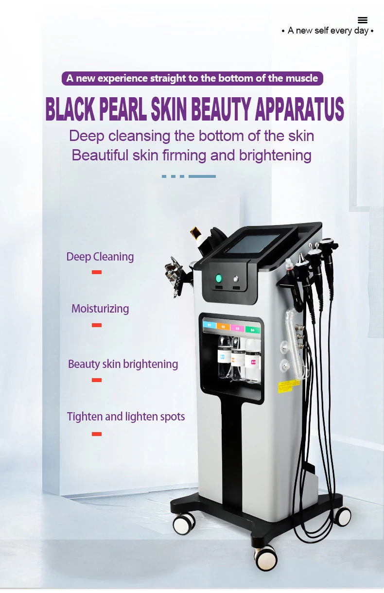New Product Beauty Salon Skin And Eye Management Comprehensive Cleaning Black Pearl Skin Beauty Apparatus