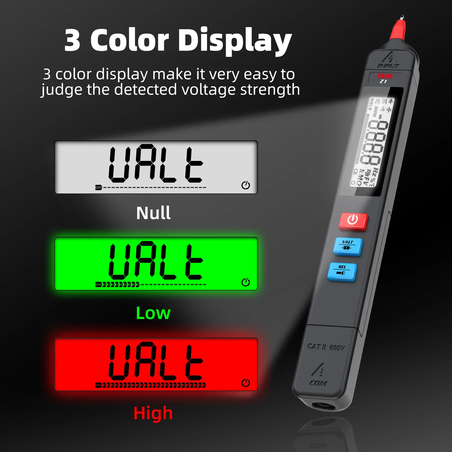2022 BSIDE Z1 мультиметр NCV с проводом под напряжением непрерывность Ом Гц DC AC Электрический Ручной