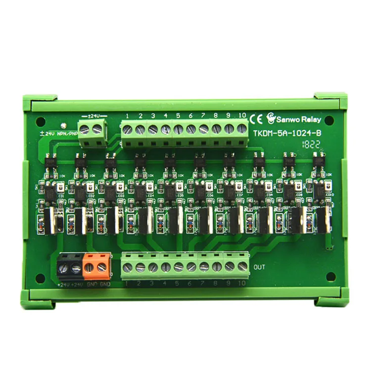 10-channel transistor output general relay module circuit protection PLC amplification microcontroller control board
