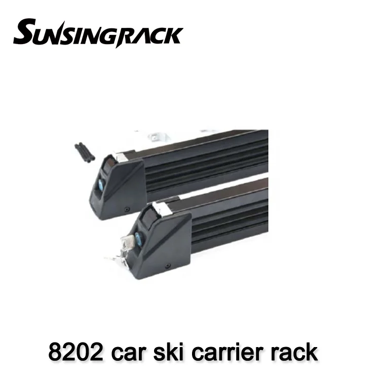 8202 Universal Aluminum car roof ski carrier ski rack