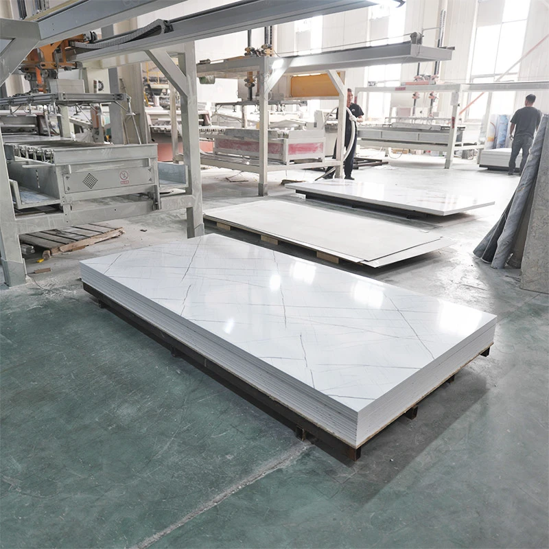 China Supplier  Uv Marble Sheet Black Pvc Board Uv Coating Pvc Marble Sheet Panels
