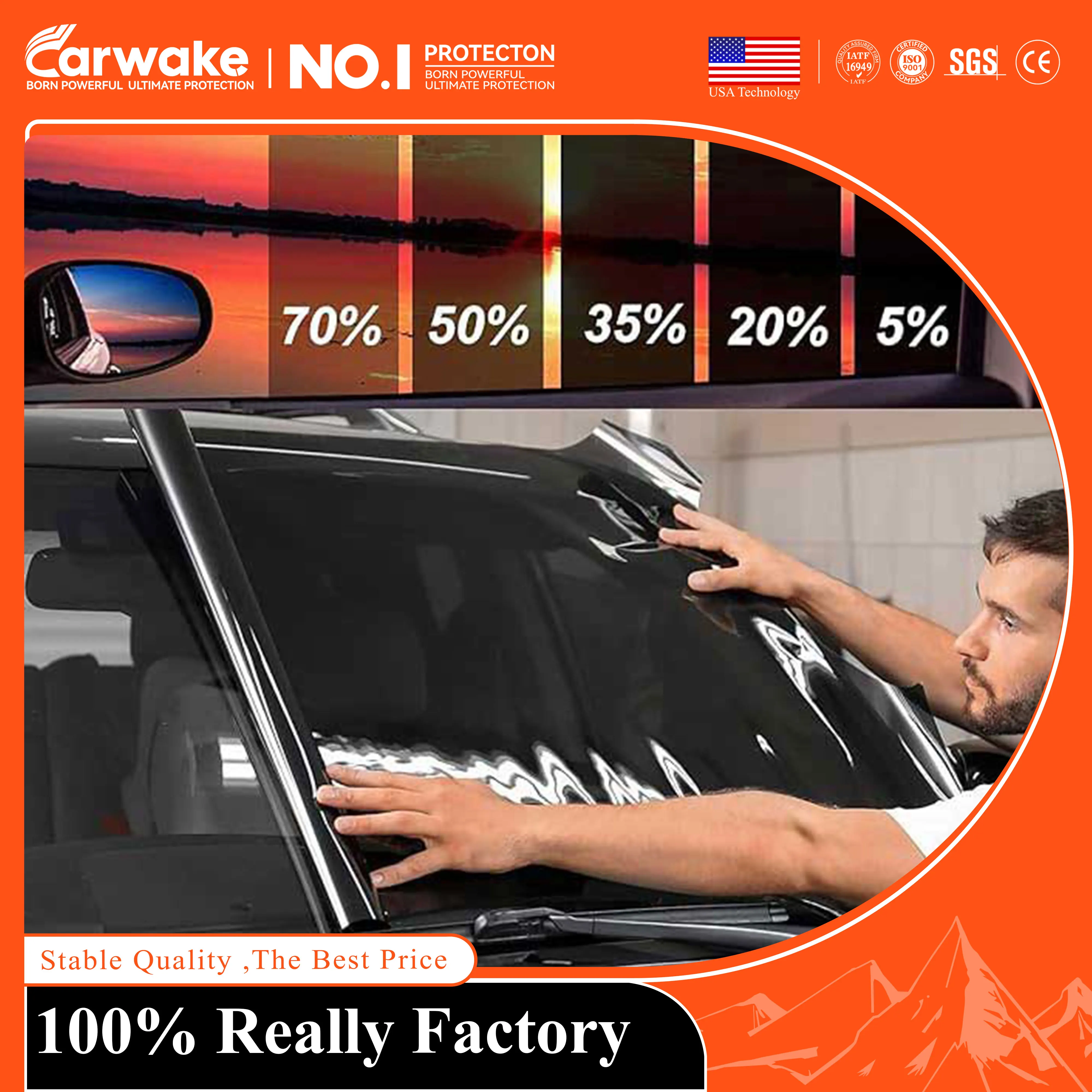 Free Sample Ultra HD Nano Ceramic Car Window Tint Film 99%UV Rejection Sun Block Carbon Solar Window Film For Car Tint Polarized