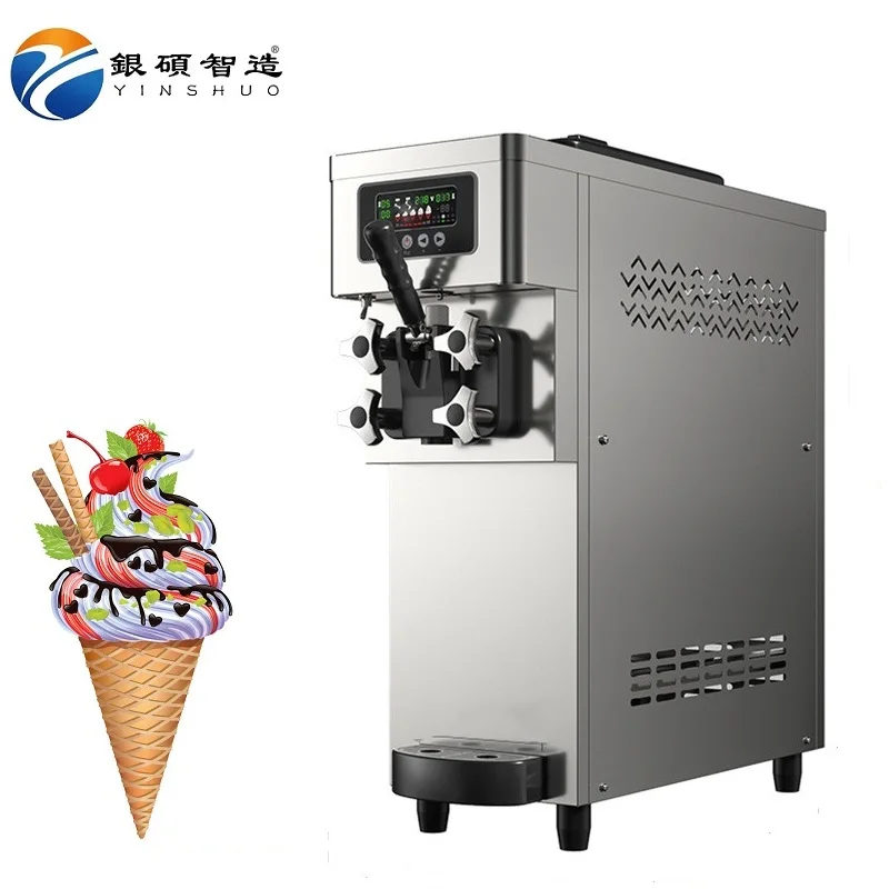 28L-36L/H 3 flavor american soft serve ice cream machine for ice cream maker
