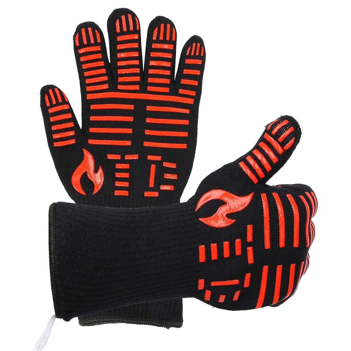 High-quality heat-resistant gloves for barbecue, flame-retardant, fire-retardant, non-slip