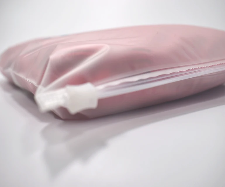 Warning In Stock Custom Clothing Bag Manufacturer Frosted Plastic Packaging Zipper Clothes polybags for clothing