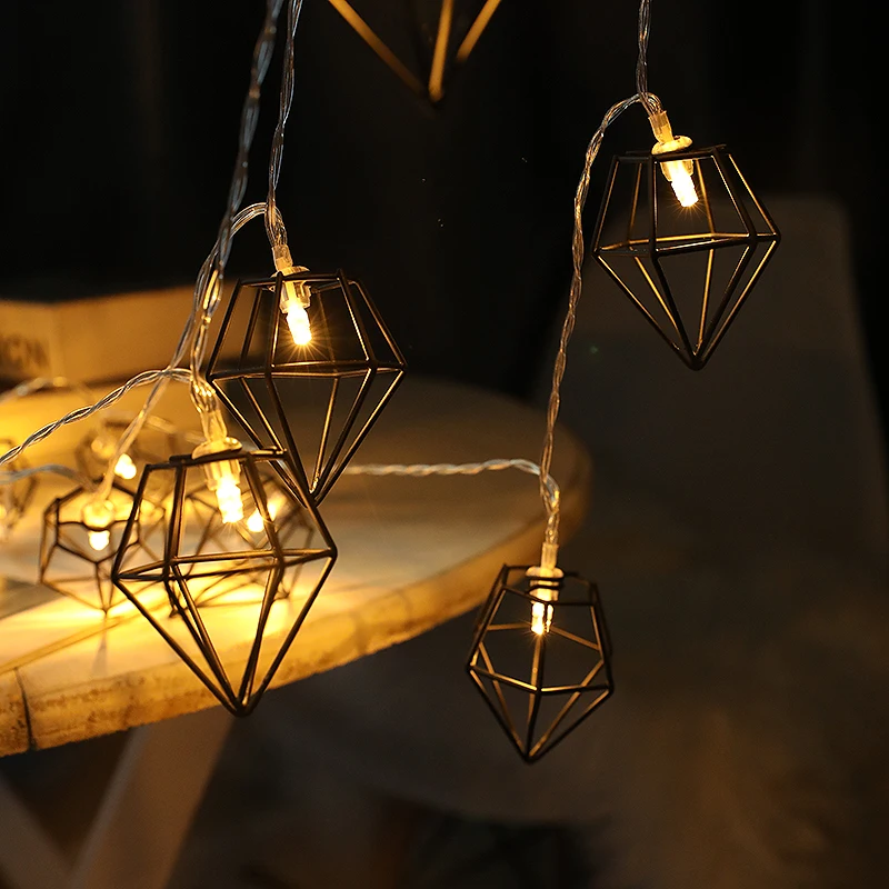 
Good Quality Various Specifications Iron Art Type Holiday Led String Light For Decor 