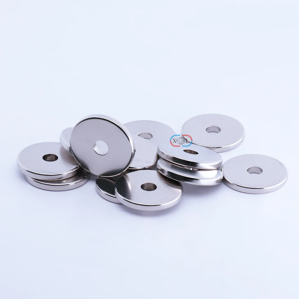 Xlmagnet hot sale crescent shape Internal Screw Thread n42 neodymium ring Magnet for magnet ma