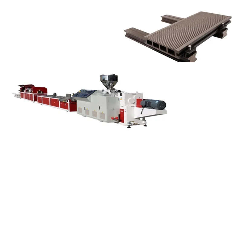 China PVC WPC SPC/PP/PE wood plastic extruder PS /PMMA /PC/TPE/TPU plastic profile production line machinery