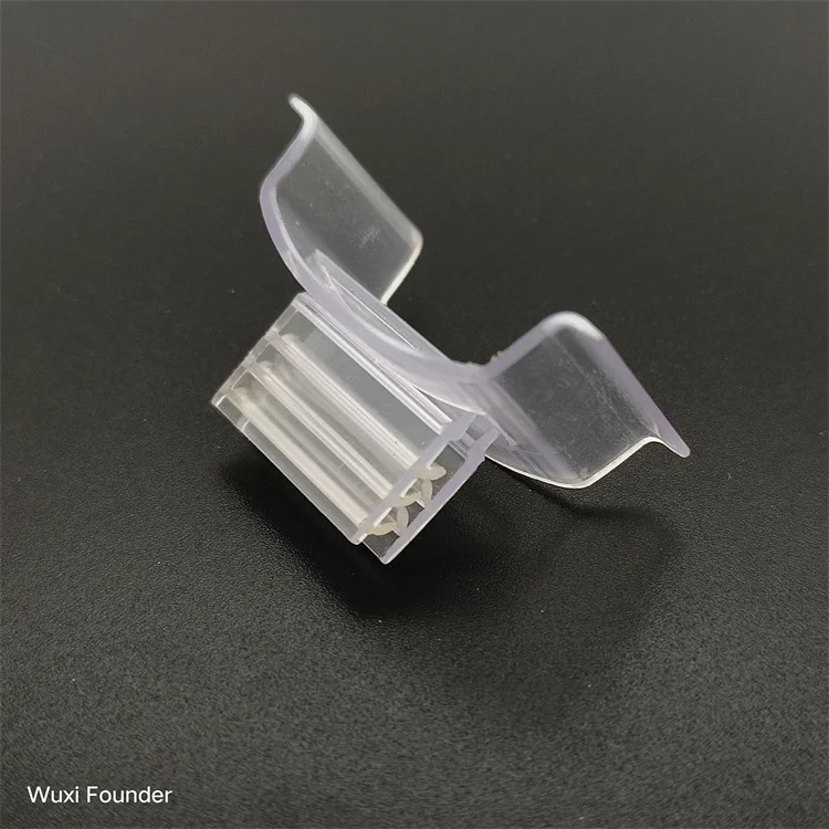 Полка для супермаркета, ПВХ пластиковая полоса для купюр, держатель для этикеток типа C, мягкий зажим для зубов, держатель для этикеток