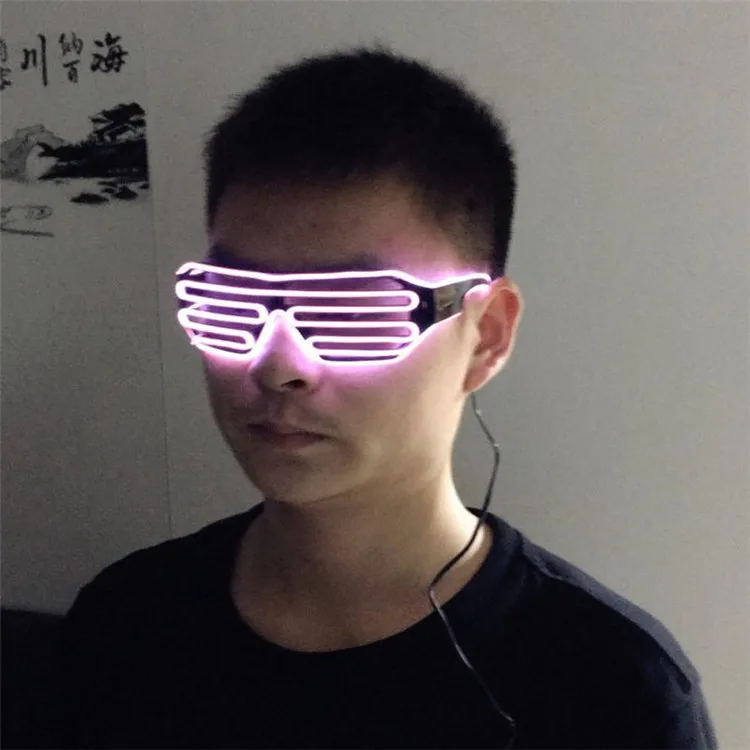 
2020 party multicolor led glow glasses light up LED glasses toys decorative mask 