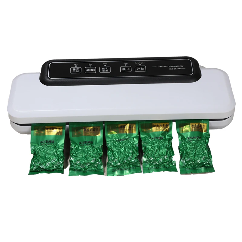 Black food vacuum sealer machine for package