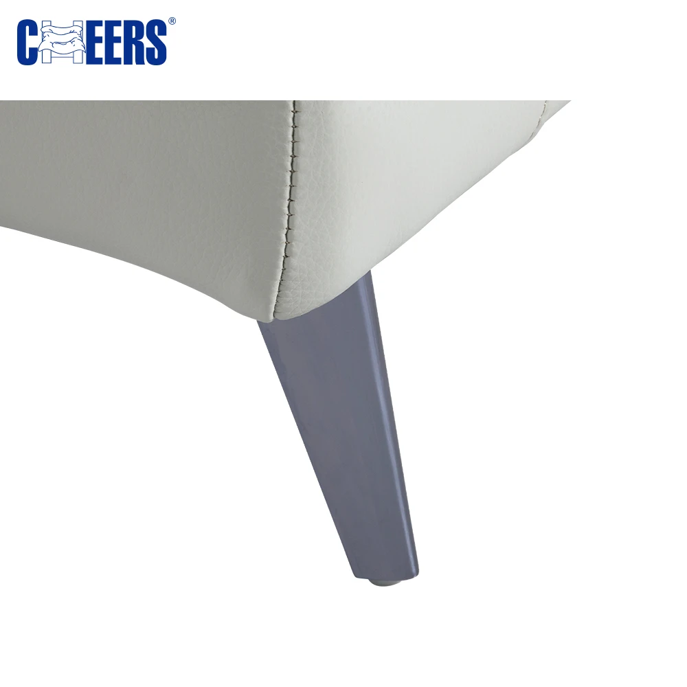 MANWAH CHEERS Multifunctional Luxury Sofa Set Leather Corner Sofa With Usb Charger Living Room Furniture 4 Seater Sofa