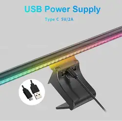 High Quality Music Dancing light Led RBG5050 Monitor Lamp Bar Remote by APP Voice and Touch  in office houses and internet cafe