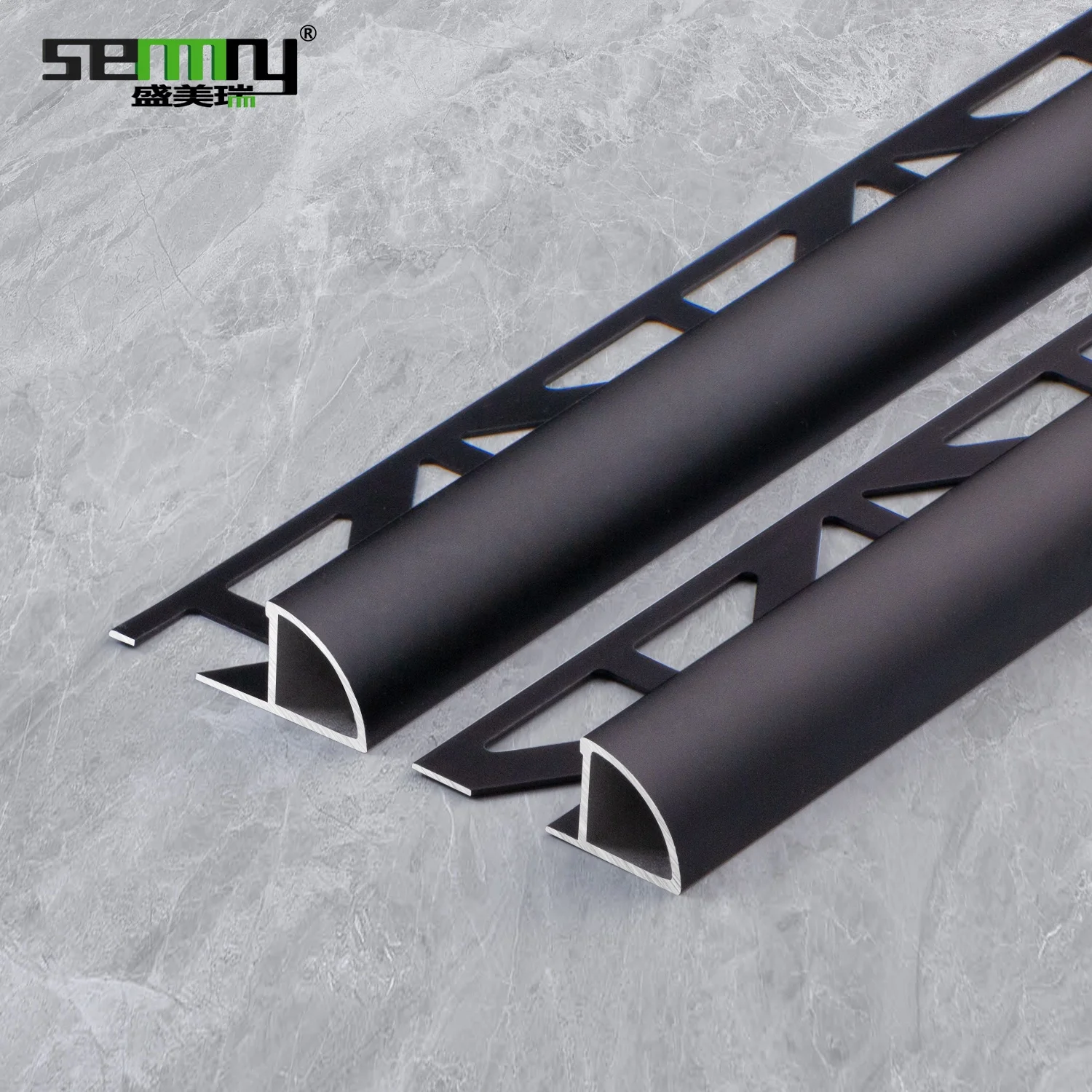 Drop shipping factory whosale price aluminium decorative strips corner ceramic tile trim tile trim ceramics
