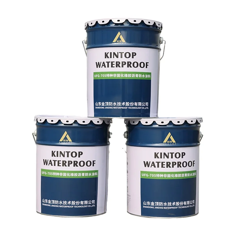 UFG-705 резиновое битумное водонепроницаемое покрытие KINTOP asphalt black OEM