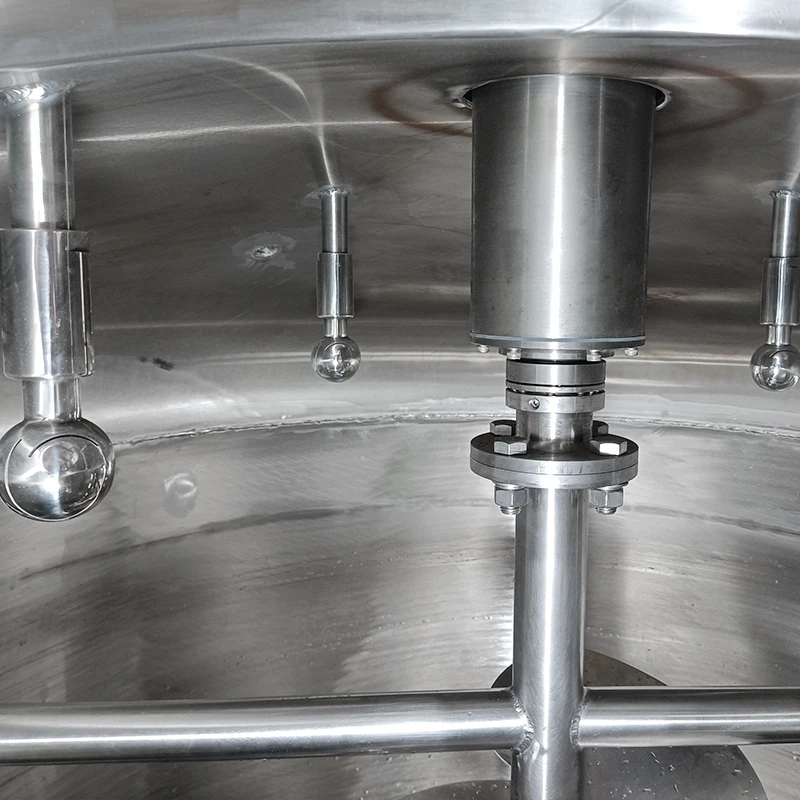 Large capacity stainless steel beverage mixing tank  jam cooking mixer tank corn juice vacuum mixing cooking tank with  CE
