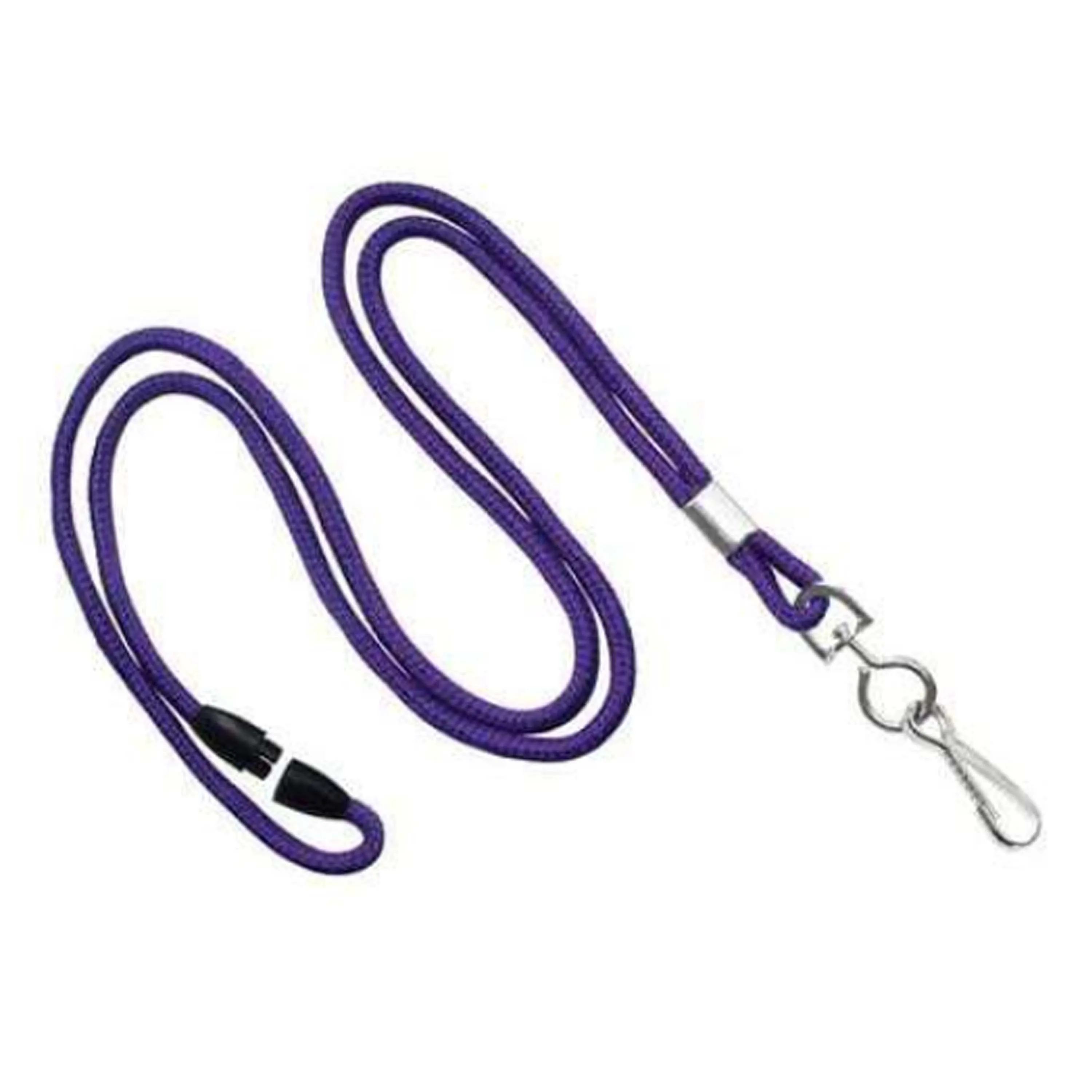 Besto 3mm round Braid Polyester Printed Lanyard Accessory Set for Students Nurses ID Card Badge Holder Phone Lanyard Promotions