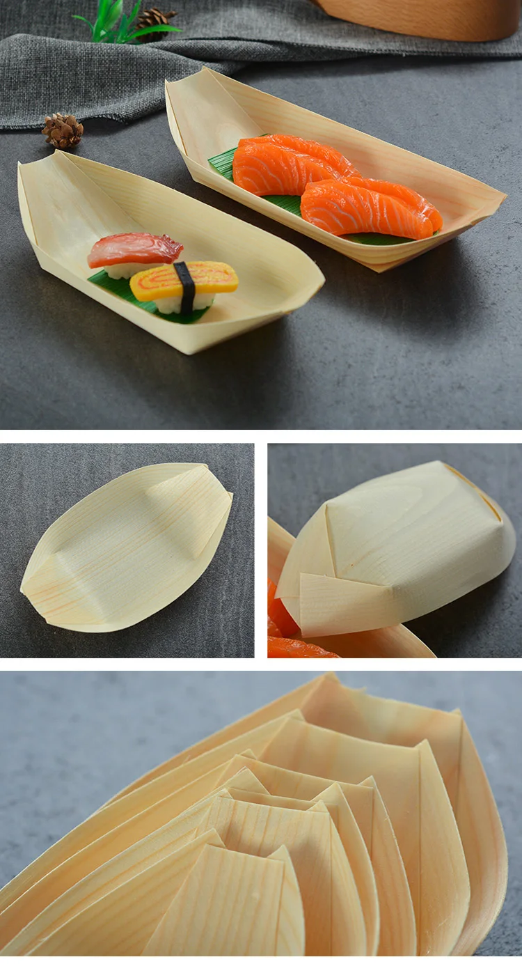 Food Container Sushi Boat Serving Tray