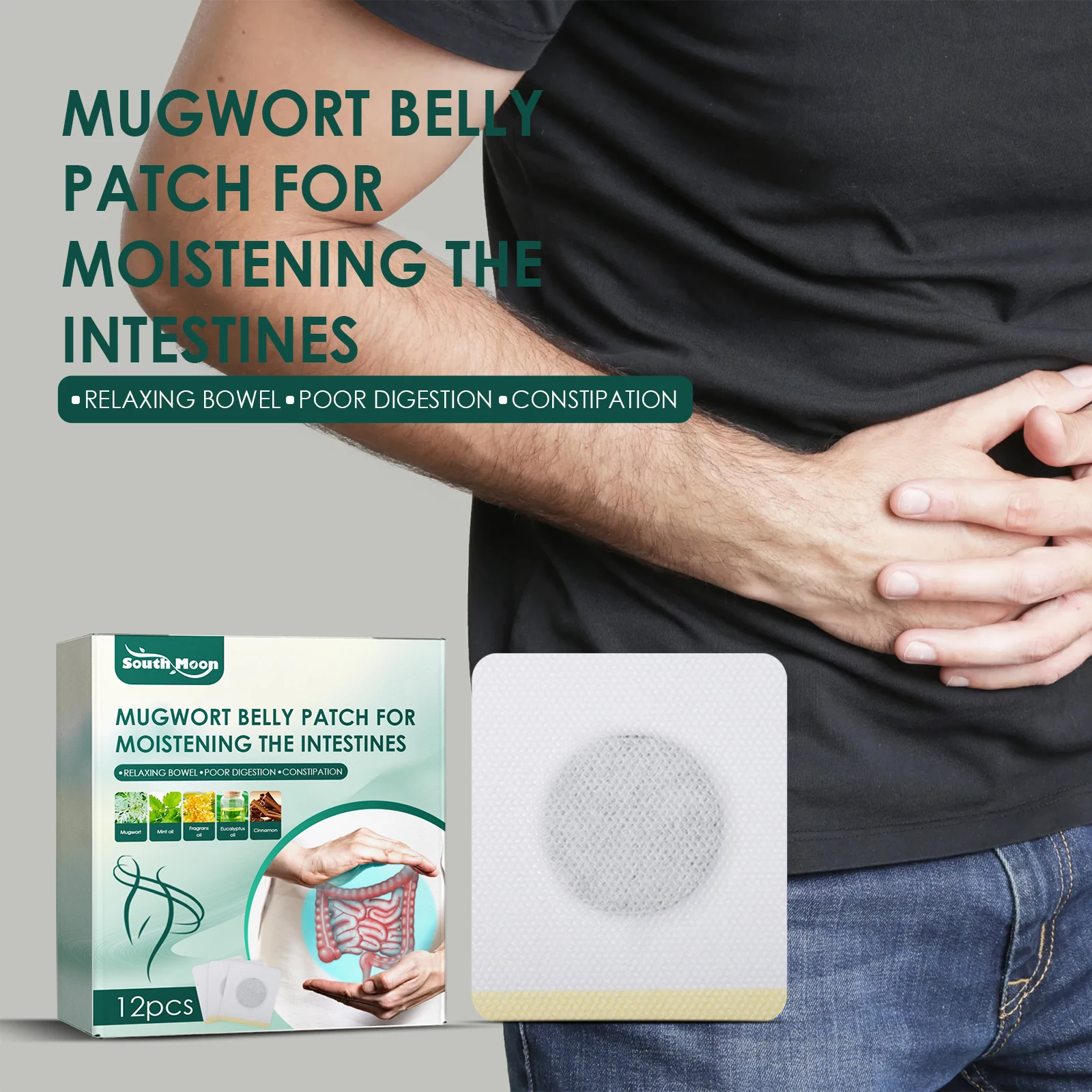 Hot Sale Purge and Shape Your Body Relaxing Bowel Poor Digestion Treating Natural Effective Ingredients Slimming Patch