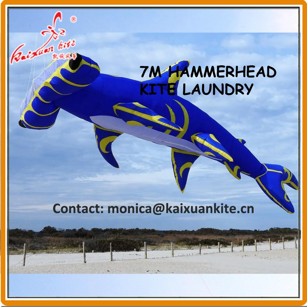 7M Hammerhead Shark kite laundry from Weifang Kaixuan Kite