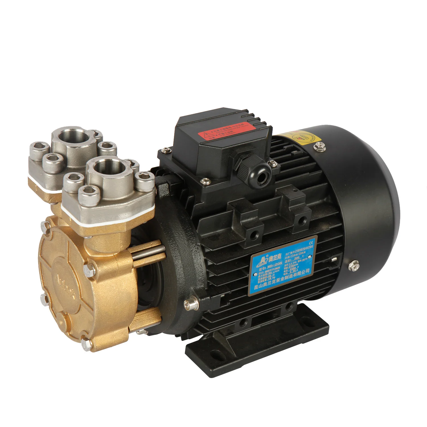 Aulank  WD  Series Water Pumps High Efficiency Hot Oil Booster Vortex Pump