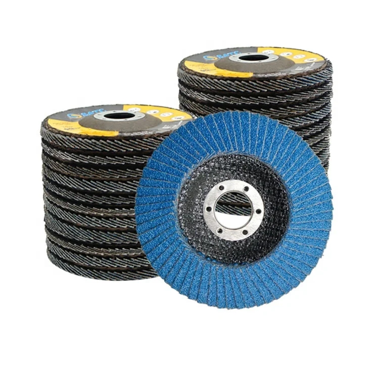 SATC 200PCS Premium 5x7/8 Inch 125x22mm Zirconia Flap Disc Sanding Grinding Disk, 20-Package