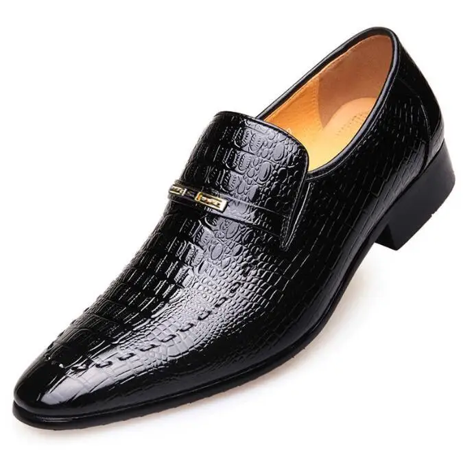 Высококачественные роскошные мужские кожаные туфли большого размера с низким верхом, мужские повседневные туфли из тисненой кожи