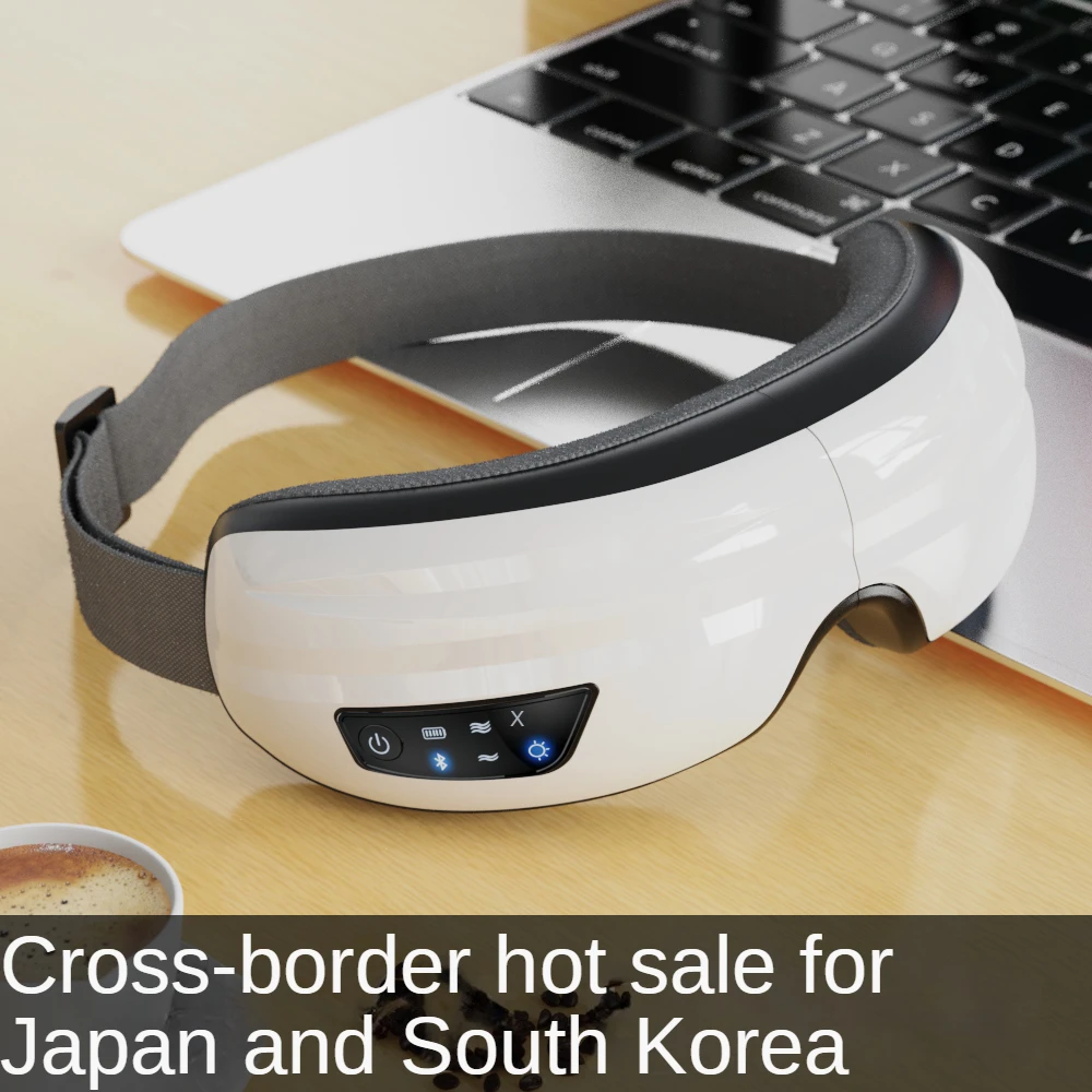 Smart Airbag Vibration Eye Massager Eye Care Instrument Hot Compress Support Bluetooth Eye Fatigue Massage Glasses
