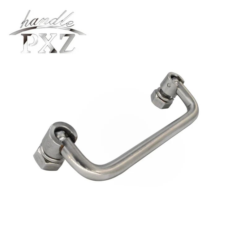 Manufacturer direct folding metal furniture handle stainless steel folding pull handle