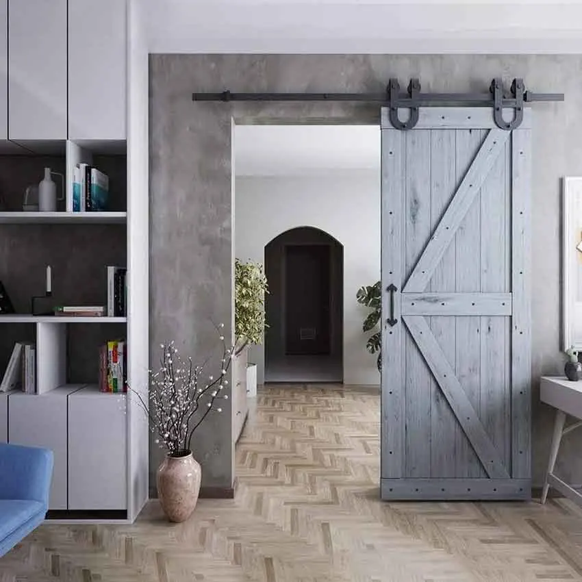 U Shape Horseshoe Single Double Barn Door Hardware Kit Classic Sliding Barn Door Hardware Kit