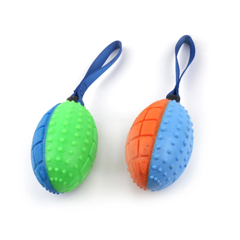 Stitching color Oval ball Lace Bite resistant Dog molar toy Interactive sound pet toys