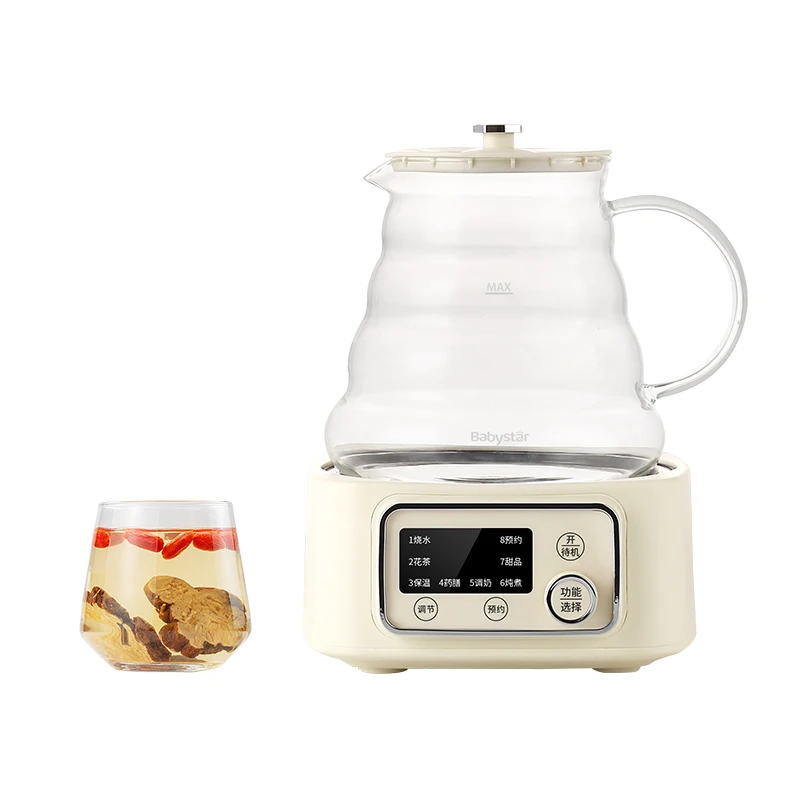 Wholesale 1.2L electric kettles Teapot Quick water heater boiler Glass kettles automatically turn off Mini mini electric kettles