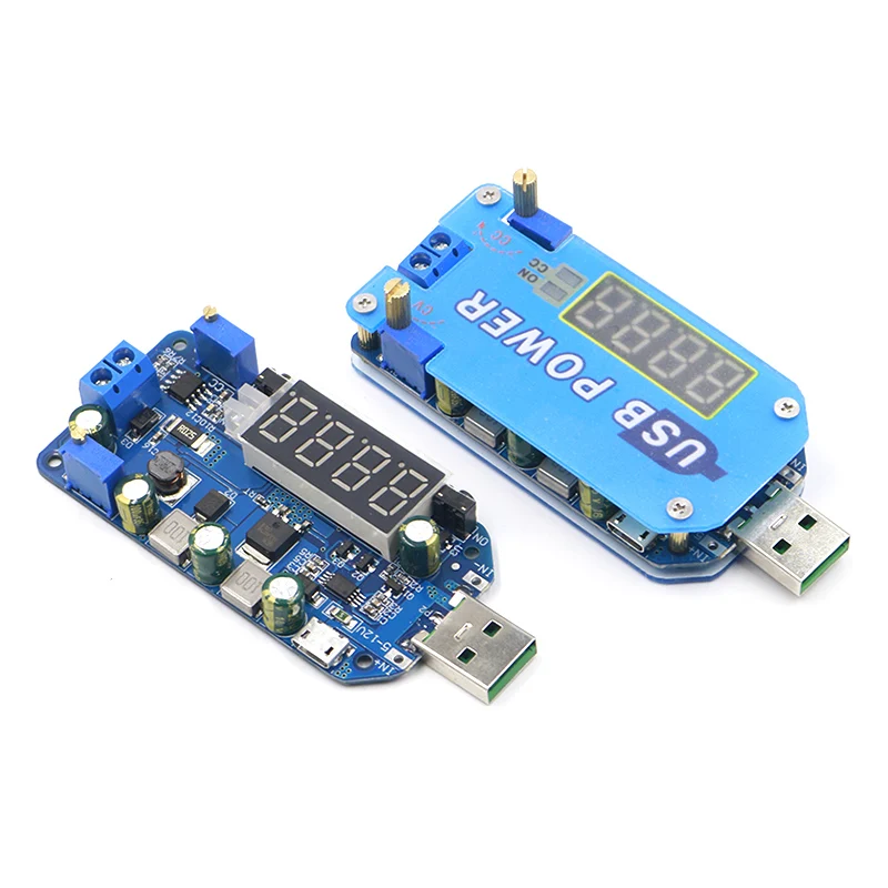 DP2F DC DC adjustable usb laboratory power supply DC 0.5-30V 15W voltage regulator QC2.0 QC3.0 AFC FCP Quick charge trigger