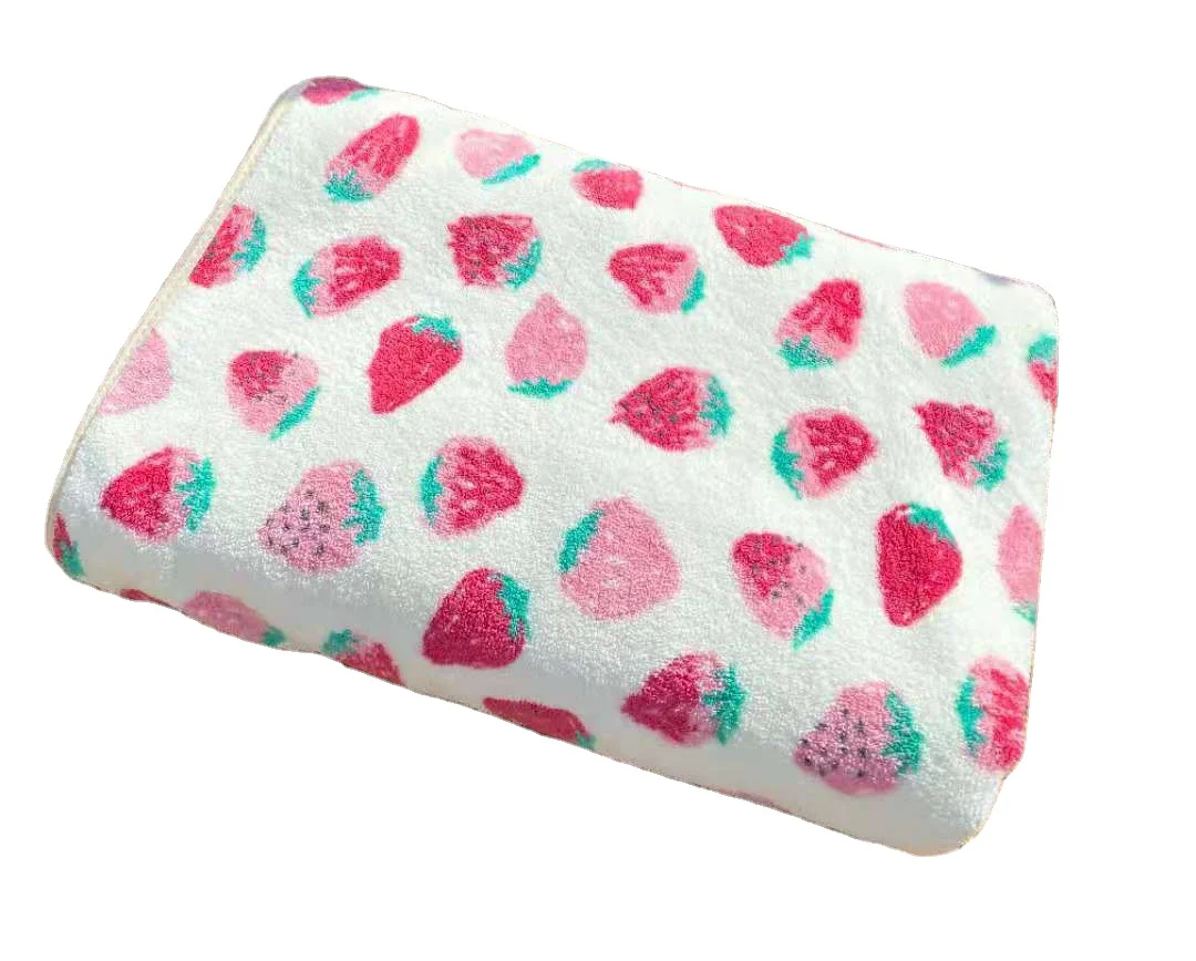 Branded Bath Towel Colorfast 100 Absorbent Bath Towel Good water absorption Coral Velvet Bath Towel