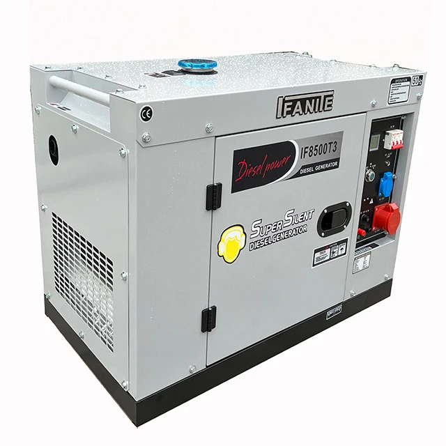 7.5kw 3 phase three diesel generator 7500 watt portable