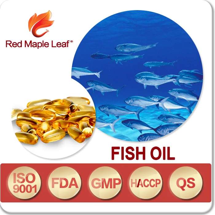 Red maple leaf production carp fish oil soft capsule private label