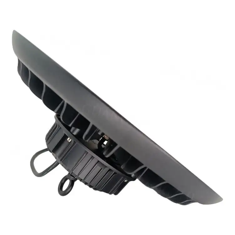 New Design 100W 150W 200W 150lm/W LED UFO Suspend Mount High Bay Light Fixture for Commercial Industry Gym Warehouse Workshop