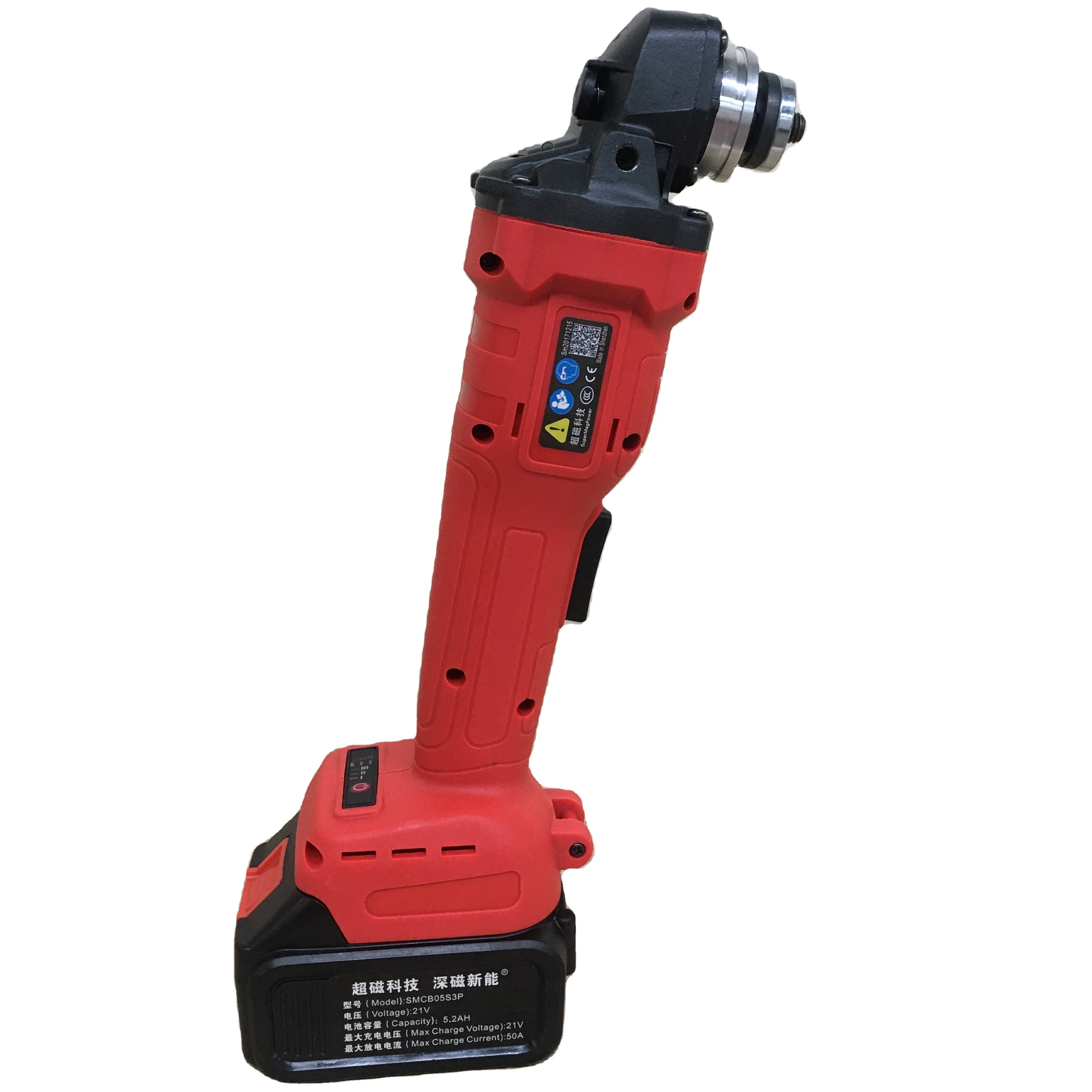 Brushless Lithium battery 18V 8Ah Angle Grinder With Paddle Switch Cordless Grinding and Polishing Power Tool Brushless clipper