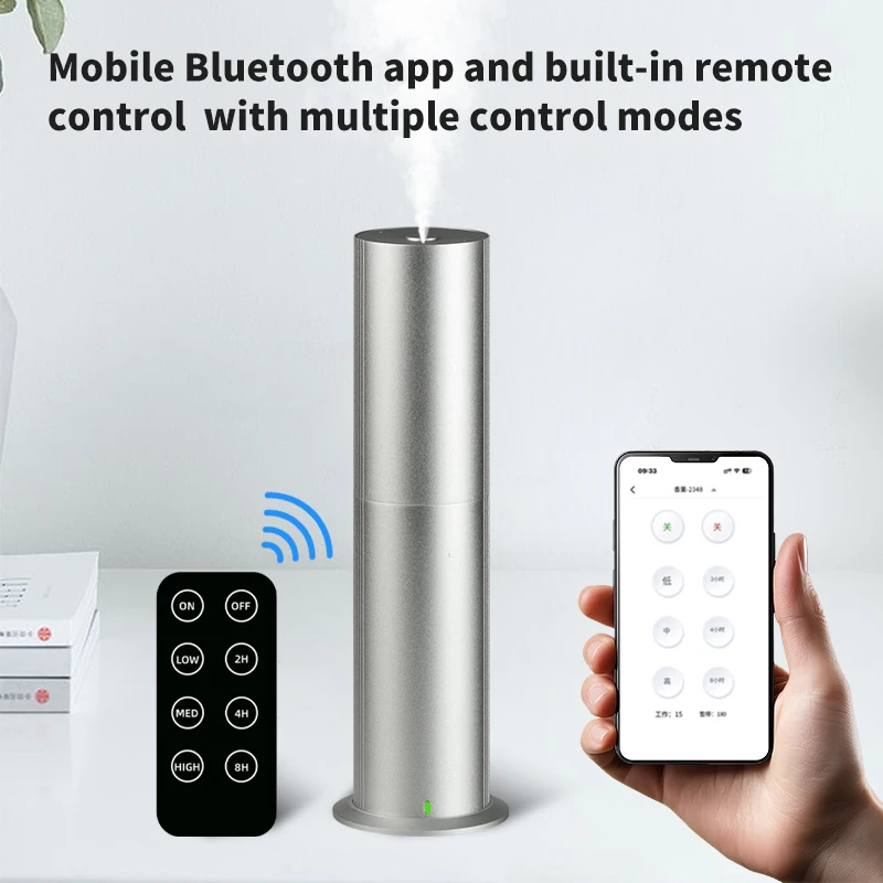 Wholesale Essential Oil Column Scent Aluminum Alloy Device Aroma Diffuser Environment Aromatizer Air Freshener