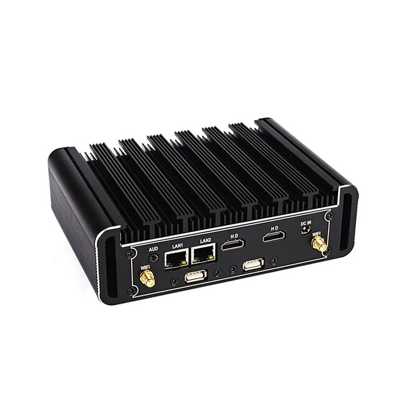 2022 OEM ODM China Computer Hardware Embedded Industrial Win 10 Linux 2 COM 2 HD-MI I3 I5 Mini Pc Rs232