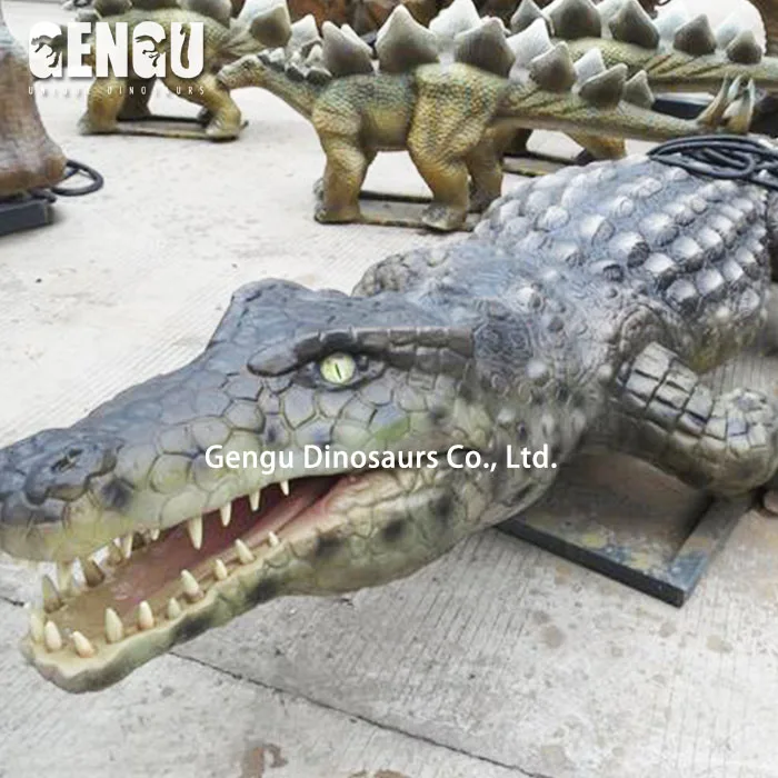 Simulate Crocodiles Outdoor Animatronic Animal Alligator