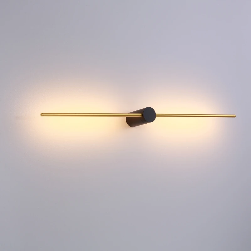 Modern indoor luxury living room background long arm led wal lamp decorative wall sconce