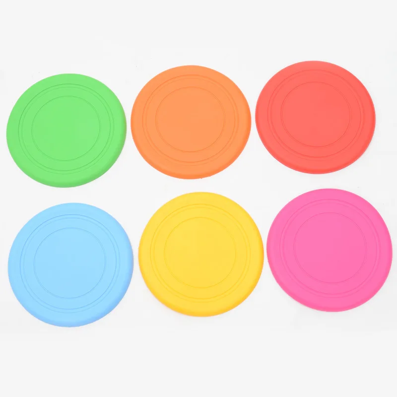 Dog Flying Disc Silicone Dog Fetch Toy