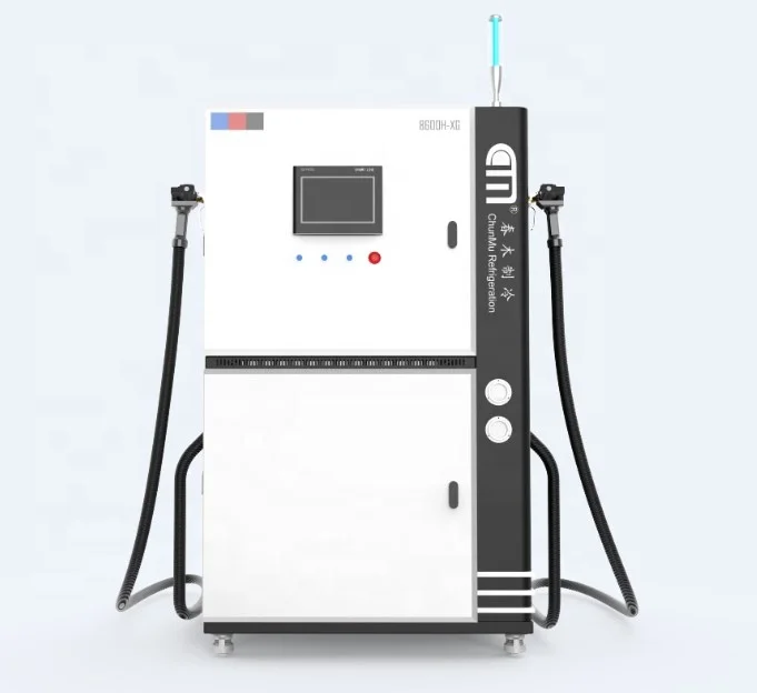 HVAC & AC freon r134a charging filling recovery equipment machine gas charging station