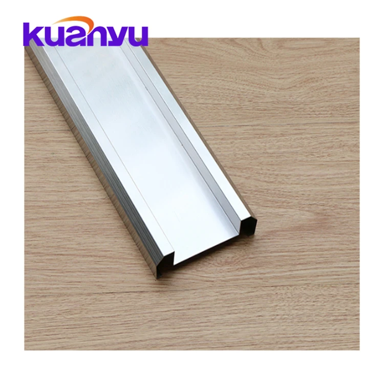 Factory Price Stainless Steel Golden Metal Tile Edge Profile Protection Skirting Boards For Decorative Interior Wall