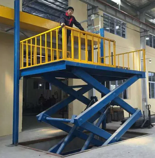 Factory hot selling 4 ton  5 ton  Hydraulic Scissor car lifting platform