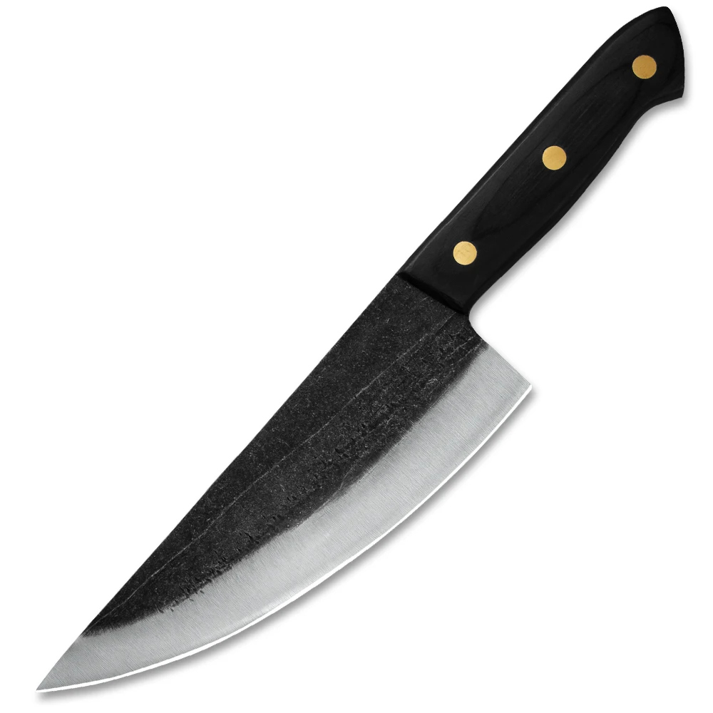 Xingye 8 Inch Outdoor Serbian Poultry Meat Vegetable Cutting Forging Camping Professional Knives 8 Inch Long Chef Camping Knife
