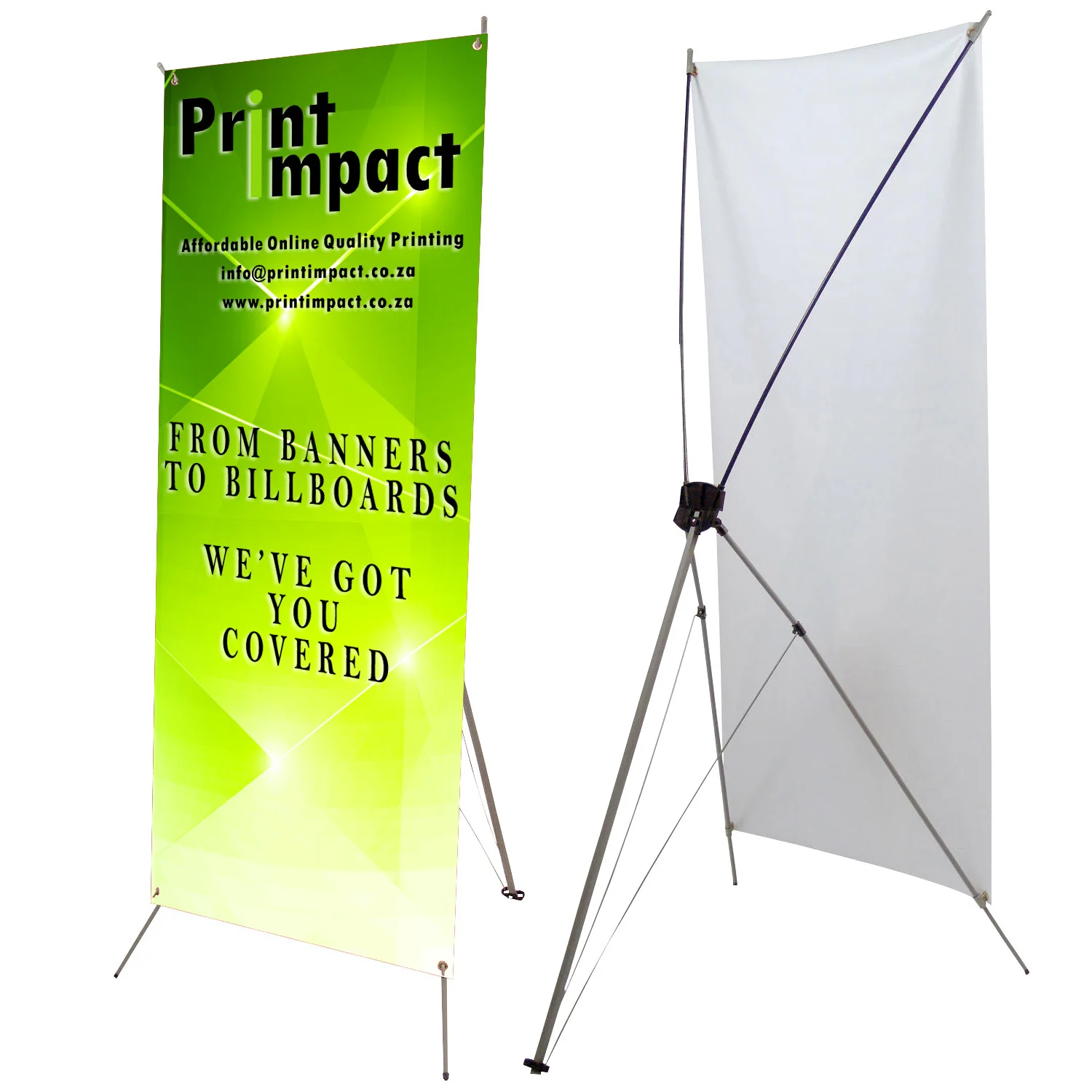 X-shape Aluminum Frame Indoor Flex Model Adjustable Custom Photo Type Outdoor X Stand Display Banner