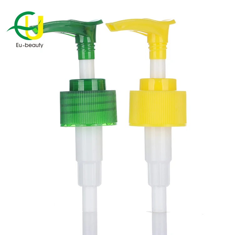 EU-Beauty Factory Direct Sale Plastic yellow green Left-right Lotion Pump For Hand Washing