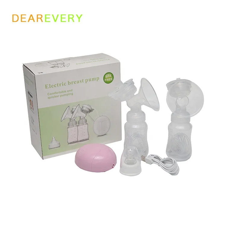 Mother and baby products double electric breast pump bottle breast milk intelligent breast pump